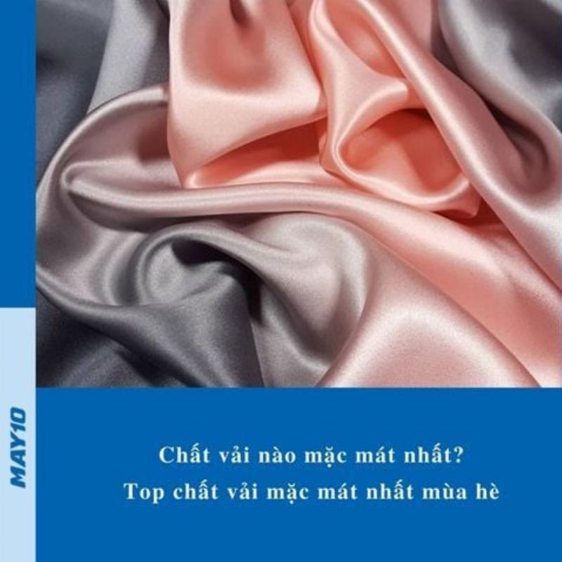 Cac loai vai mem mai nhu cotton, modal va linen, thich hop lam quan dui nam mac o nha giup thoang mat